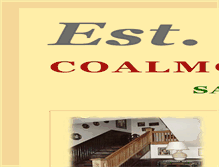 Tablet Screenshot of coalmonthotel.com